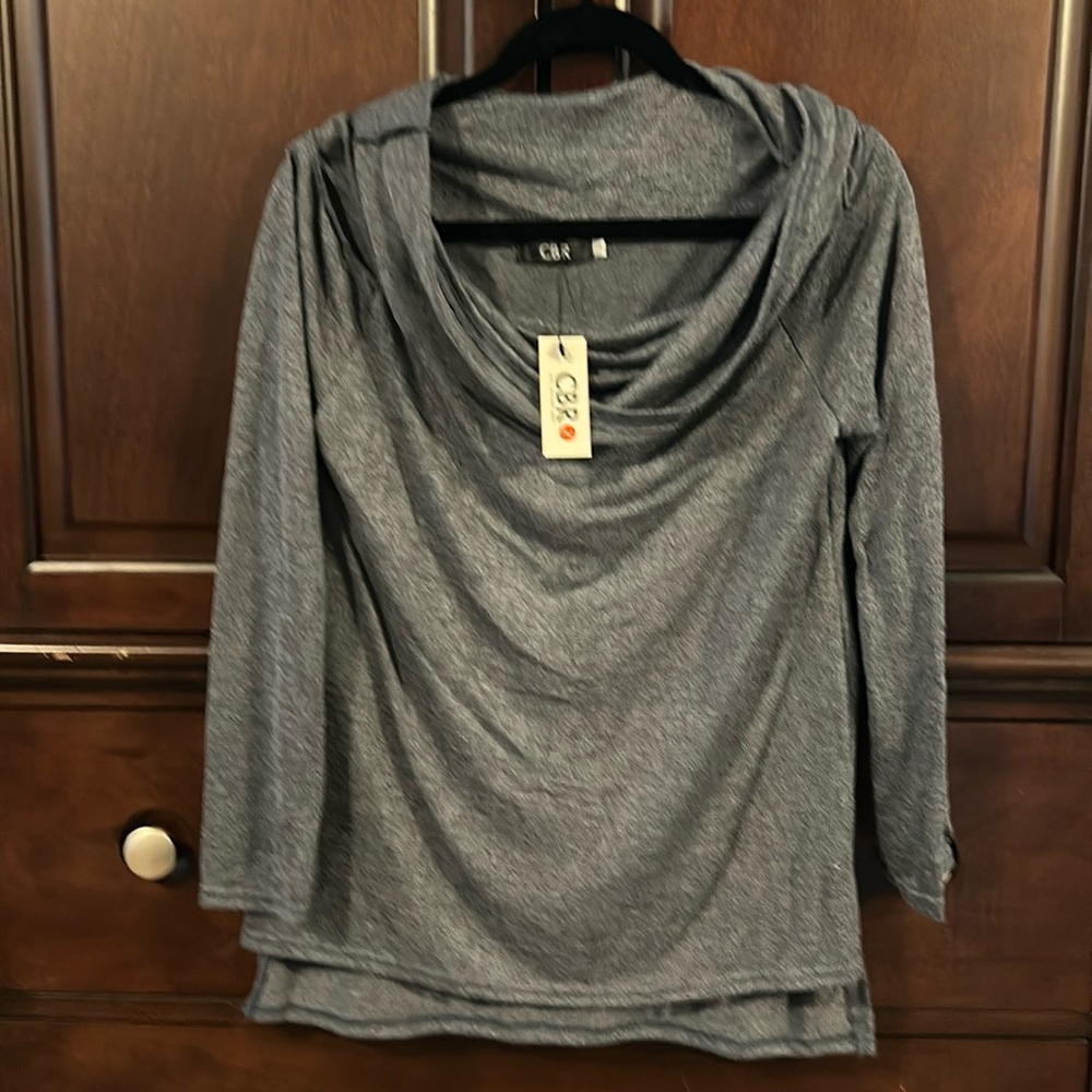 Blue lightweight long sleeve cottonn shirt
